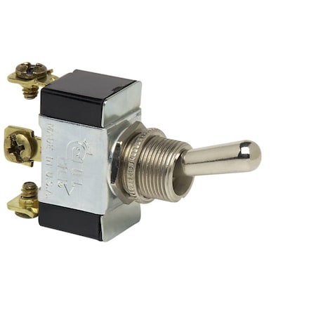 Cole Hersee Heavy Duty Momentary On-Off-Momentary On Toggle Switch, Spdt 55021-BP
